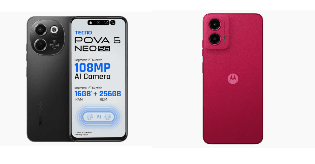 Moto G45 5G VS Tecno Pova 6 Neo